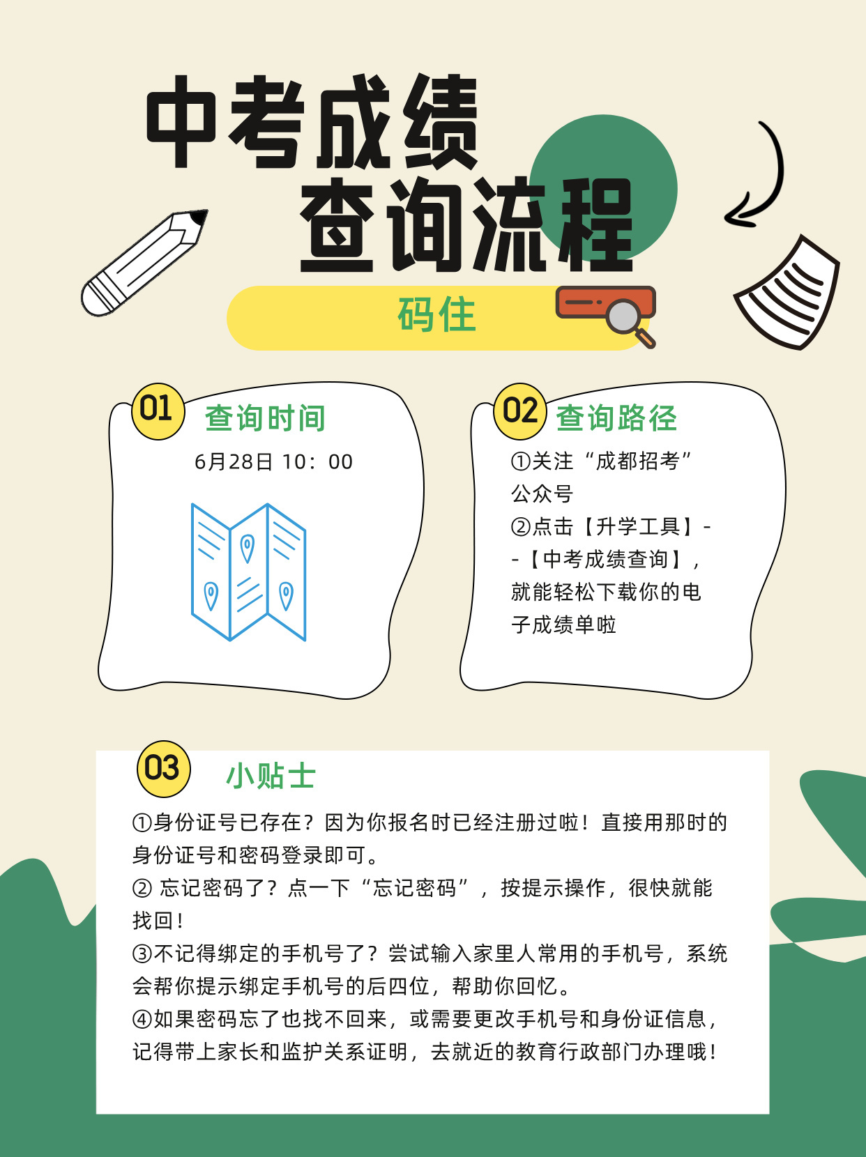 怎样查自己的中考成绩？查看中考成绩的有效方法汇总与步骤详解