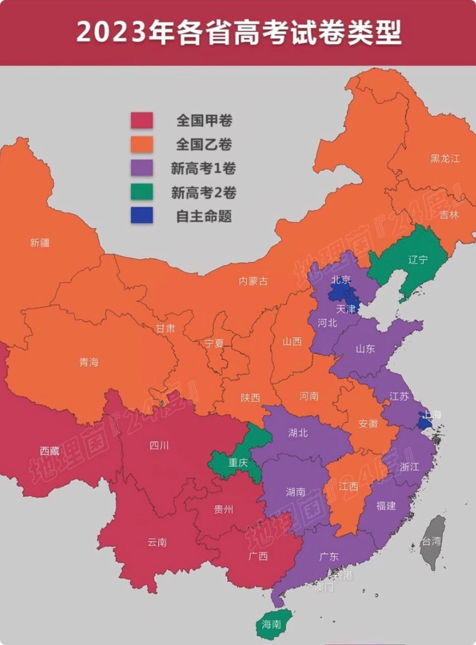 2023年高考各省考卷情况分析：8省采用新高考Ⅰ卷，3省自主命题