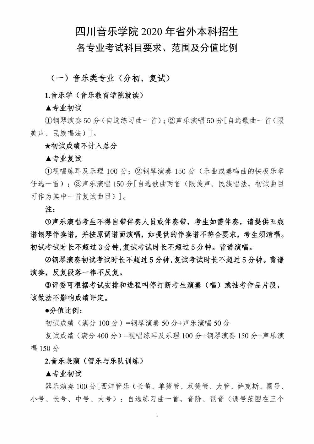 四川音乐学院省外招生到底难不难考？