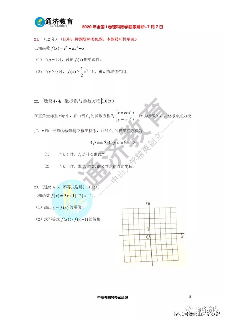 2020高考数学全国一卷｜考前必看！零基础也能逆袭的解题秘籍