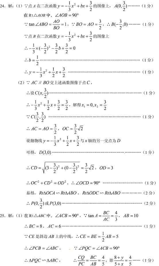 2012年上海中考数学到底难不难？