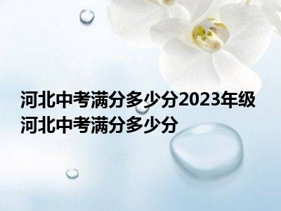 2023年河北中考成绩怎么查？分数线会涨吗？