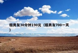 日租男友30分钟190元到底值不值？