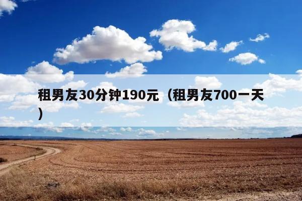 日租男友30分钟190元到底值不值？  第3张