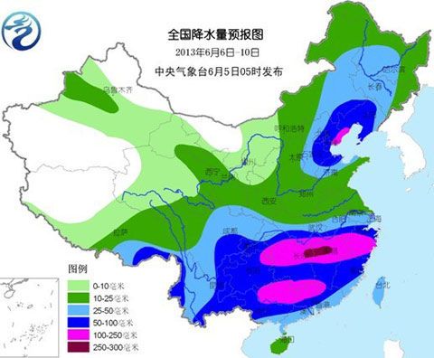 发黑的降水预报图是什么意思？  第2张