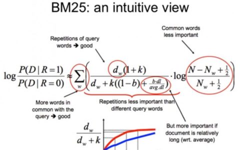 SEO技术：文本相似度-bm25算法原理及实现