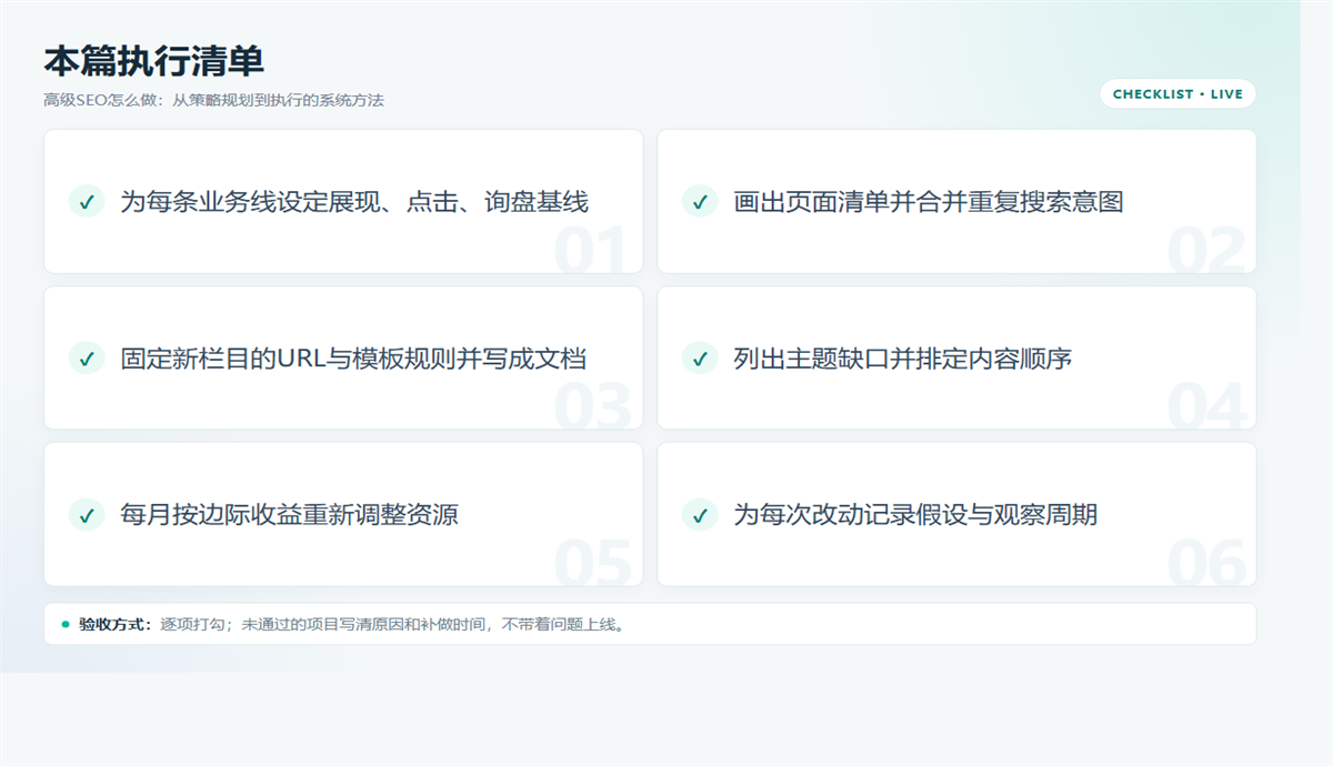 高级SEO的五个决策点：目标、架构、主题、资源与复盘 配图2